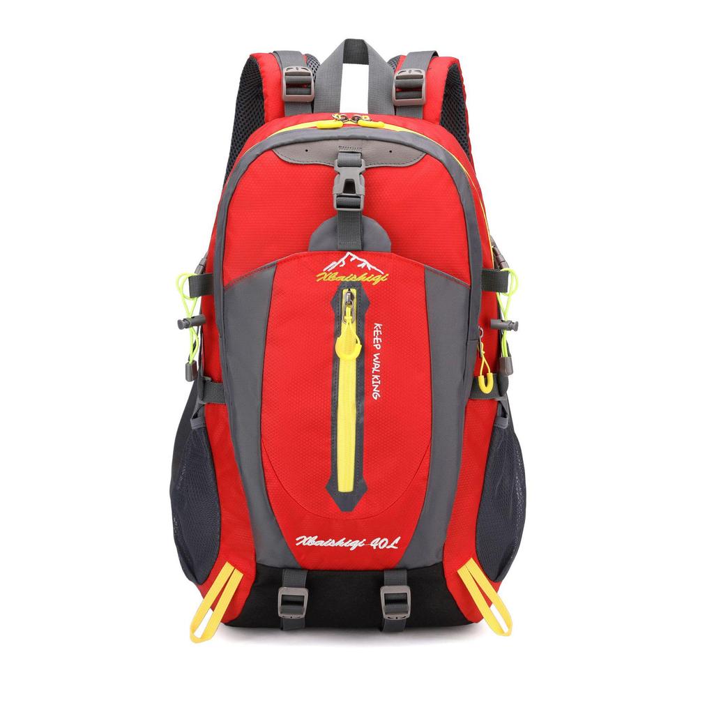 Men's Water-Resistant Outdoor Hiking and Camping Backpack