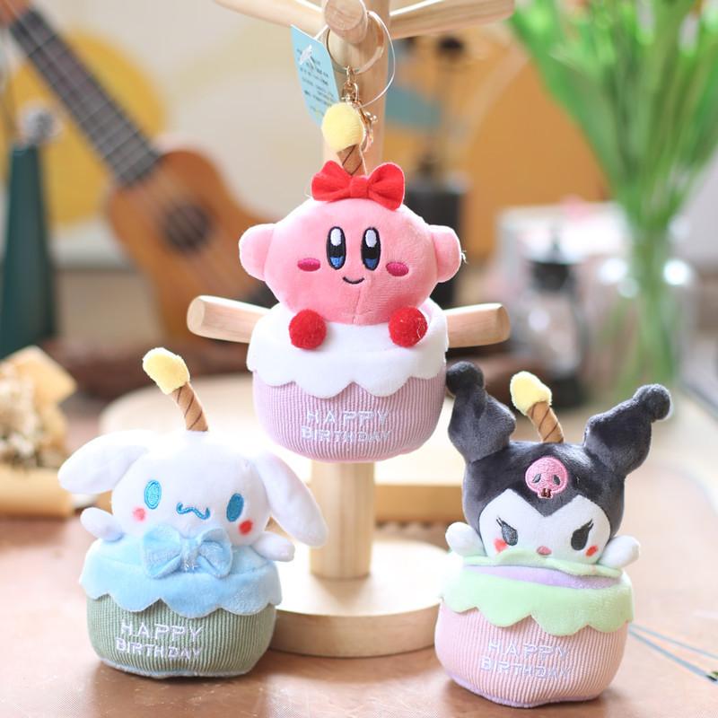 Милая Прелестная Плюшевая Игрушка Sanrio Kuromi Мягкая Набивная Кукла С Наполнителем из ПП Хлопка