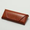 Japanese  PU Leather Sunglasses Box Glasses Case Crazy Horse Leather Retro Art For Eyewear Storage Gift Idea Suitable