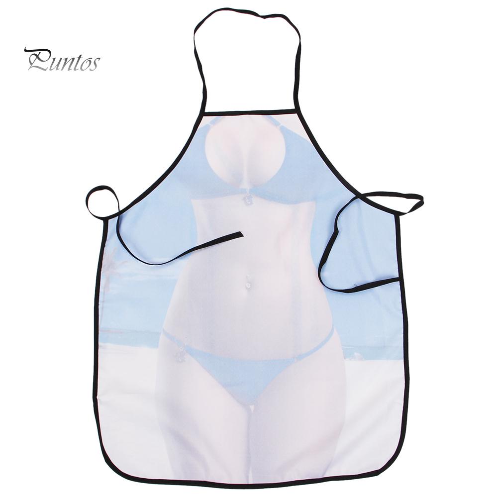Sexy Bikini Funny Top Bachelor Birthday Christmas Party Gift Props Cooking Apron