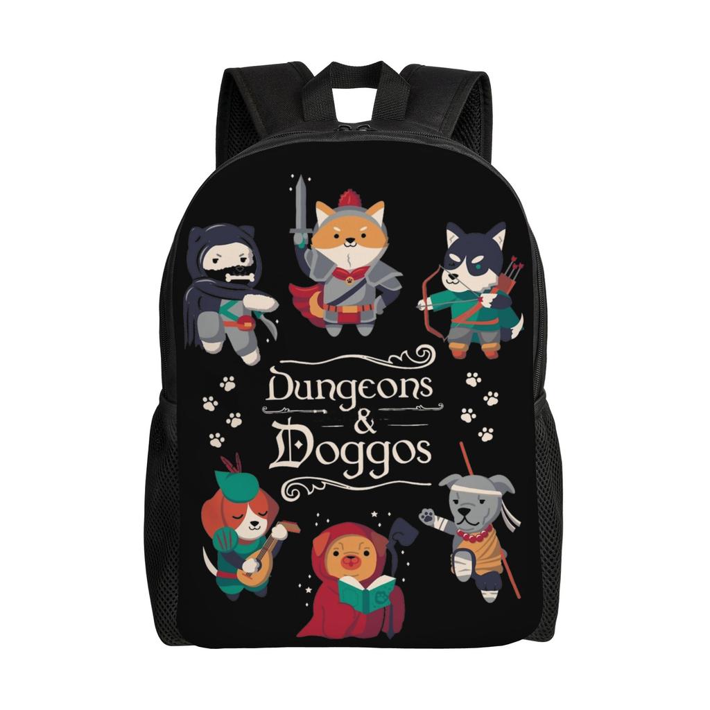 Рюкзак Dungeon Dragon Cats для мужчин и женщин, крутой, для старшей школы, деловой, для ноутбука, холщовые сумки, подарок