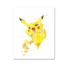 Japanese Anime Pokemon Watercolor Poster Video Game Prints Pikachu Canvas Painting Wall Art Nordic Children Bedroom Wall Decor
