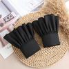 Ruffles Pleated Fake Sleeves Chiffon Detachable Cuffs Fake Flared Sleeves False Cuffs Sweater Horn Cuffs Hand Wrist Cuffs