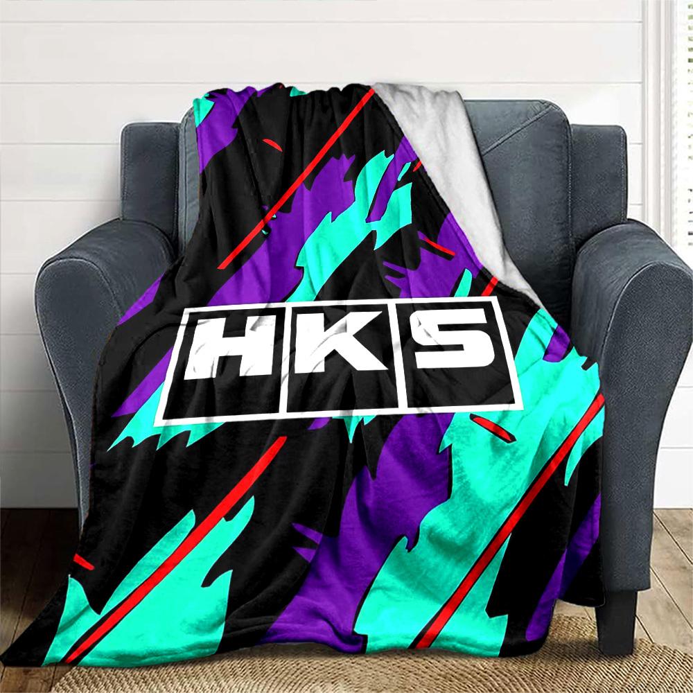 1pc HKS Soft Flannel All Season Throw for Home, Office, Outdoor UseDurable Comfort Soft Warm Throw for Home