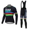 Long-sleeved Autumn Breathable Cycling Suit, Cycling Suit, Team Version Cycling Suit, Outdoor Cycling Suit, Quick-drying and Breathable.