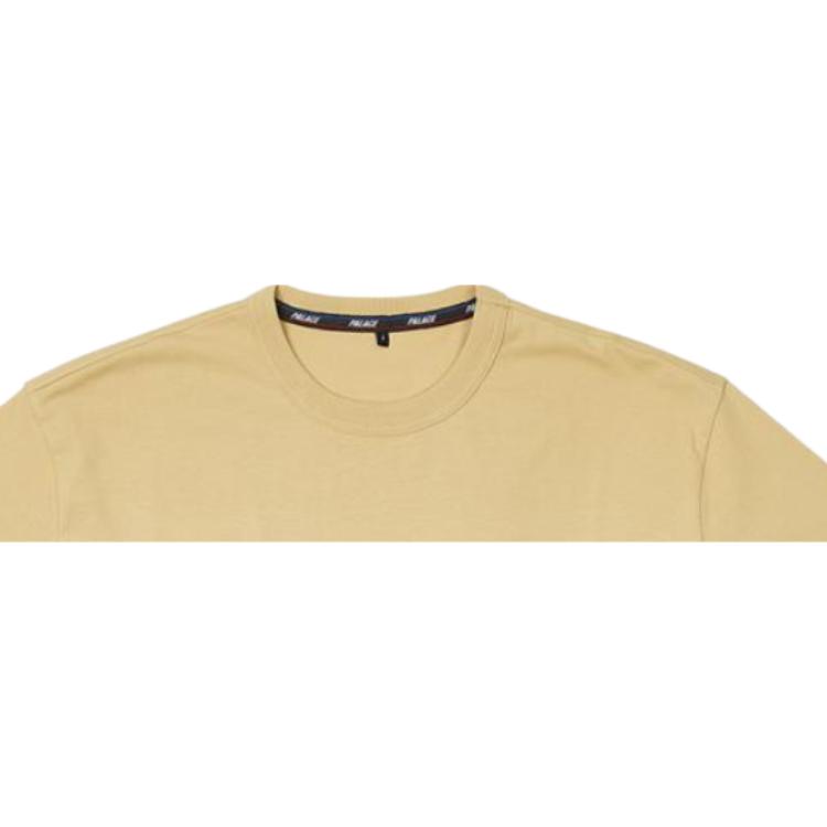 Palace В основном футболка унисекс песочного цвета, топы коричневые P25TS139
