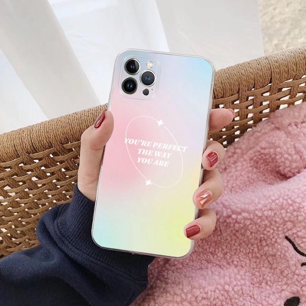 Чехол для телефона 'Аура Цитаты' для iPhone 15 14 11 12 13 Mini Pro XS Max Чехол 6 7 8 Plus X XR SE 2020 Funda Shell