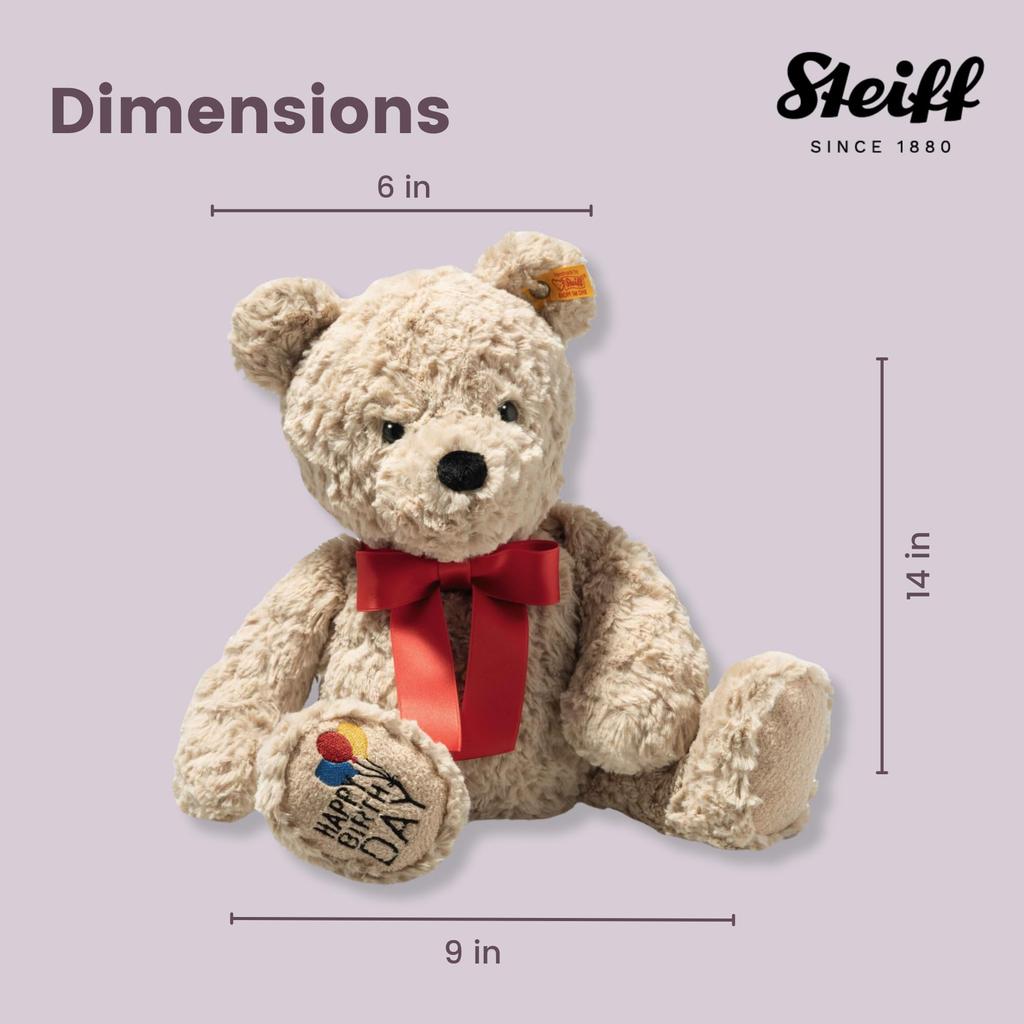 Плюшевый мишка Steiff Jimmy Happy Birthday 35см