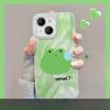 Подходит для куклы Sweat Frog Подходит для чехла для мобильного телефона Apple 13 Huawei Mate60pro Подставка 16 Милый 15 Пара