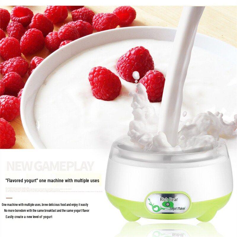 Автоматическая йогуртница, натто и рисового вина с 50 пакетиками бактериального порошка и 3 чашками - Многофункциональная бытовая мини-машина