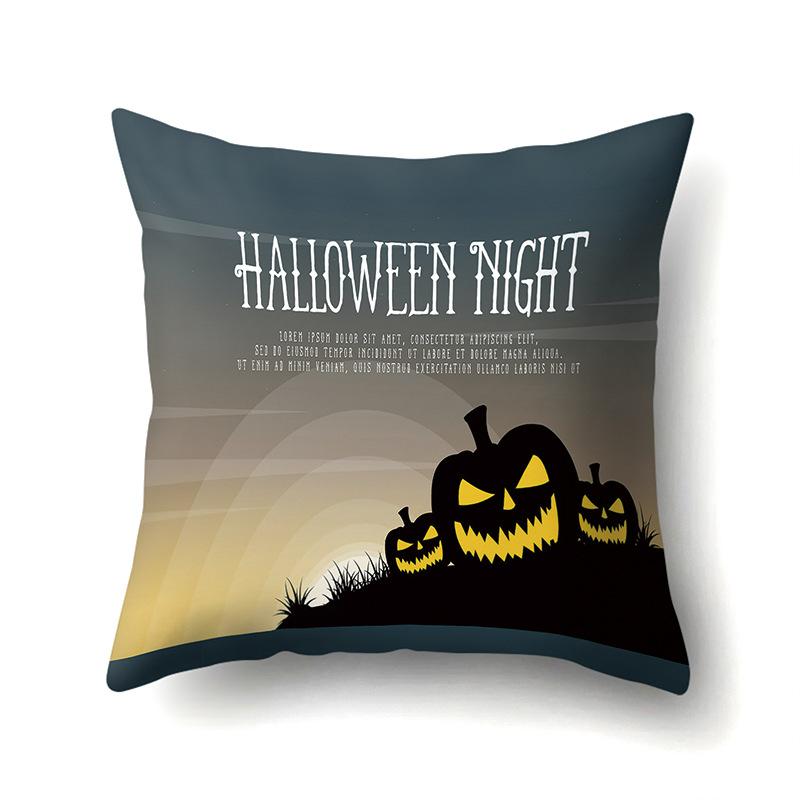 Хэллоуин Наволочка Подушка для поясницы автомобиля Тыква Чехол для диванной подушки Офис Дом Гостиная Наволочка