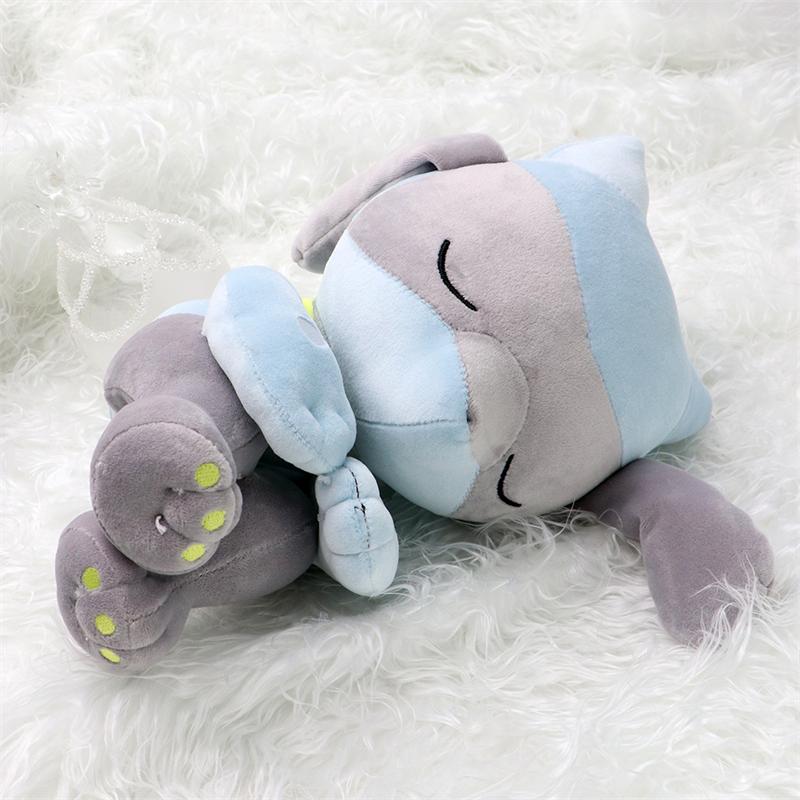 Kawaii Pokemon Sleep Cubone Slowpoke Chikorita Psyduck Lucario Piplup плюшевые игрушки-подушки Lapras Furret Dragonair Mew Peluche Doll