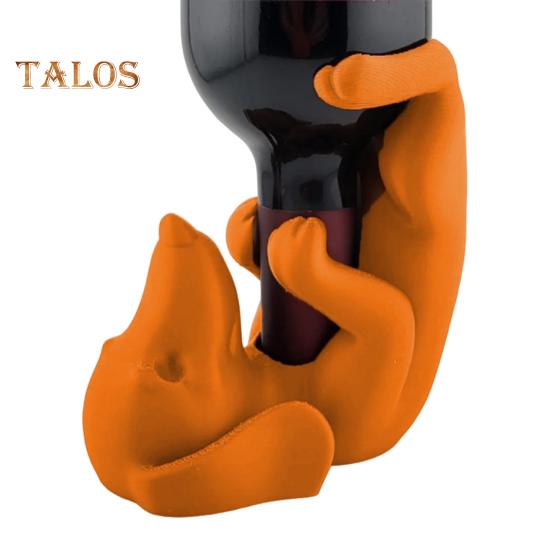 Такса держатель для бутылки вина PLA собака фигурка пивная бутылка дисплей стенд органайзер стойка для дома кухня бар обеденный стол украшение рабочего стола