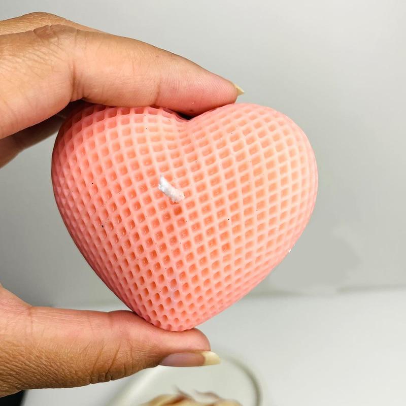 Силиконовая форма для свечей Love, 3D-форма для плетеной сетки в форме сердца, форма для мыла, форма для мусса, шоколада, инструмент для гипсовой формы на День святого Валентина