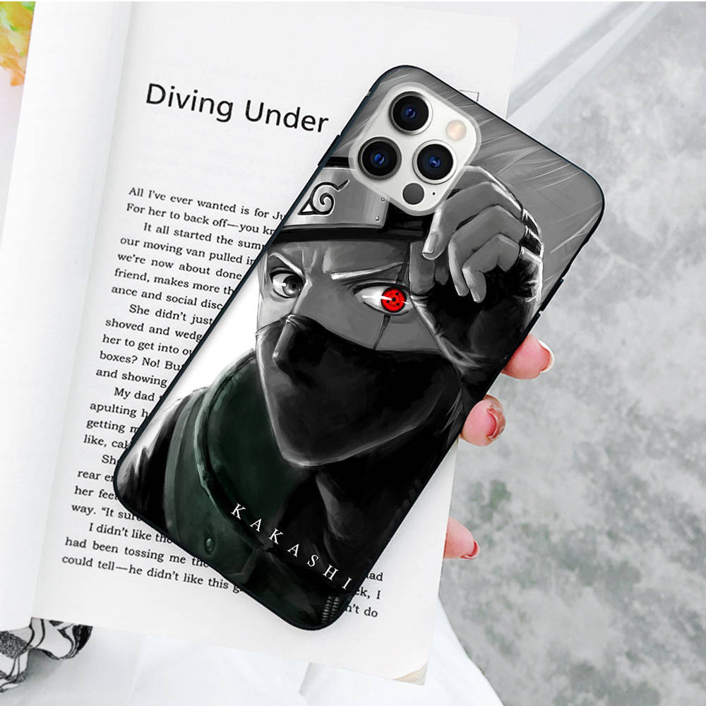 JW61Naruto аниме черный мягкий чехол для Samsung Note 20 Lite S24 Ultra S23 A03 A05 A06 A11 A71 A15 A16 A13 A24 A25 A33 A52 A53 A50 M55 M35 Plus