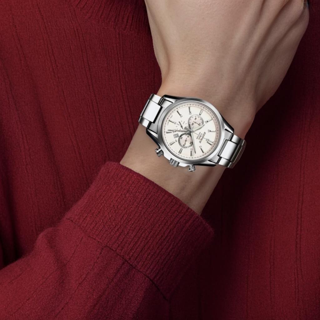 Casio Мужские часы EDIFICE 42 мм Белые EFB-504D-7AV EFB-504D-7AV