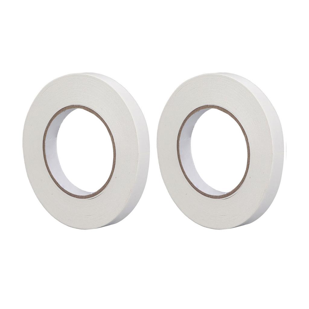 2 шт. Двусторонняя лента шириной 15 мм, длиной 50 м, полиэтиленовая водонепроницаемая лента, клейкая для фиксации