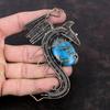Neon Apatite Pendant Copper Wire Wrapped Pendant Handmade Pendant Copper Jewelry Dragon Pendant Original Gemstone Jewelry Anniversary Gifts