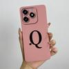 Чехол для телефона Realme C63 C61 Милые буквы Задняя крышка Для Oppo Realme C 61 C 63 Мягкий жидкий силикон Защита камеры Fundas