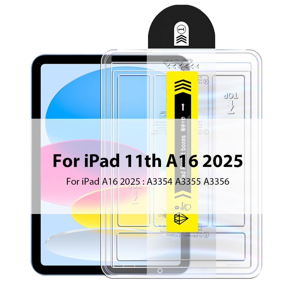 Tempered Glass For iPad Pro 11th 13 M4 M5 12.9 2025 Screen Protector A16 10th 9th 10 9 Generation Air 11 M3 M2 4 5 Mini 7 6 Film