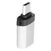 USB3.0 Female на TypeC Адаптер Конвертер Зарядка Данные OTG Растягивающийся HD Без Цепочки(Серебряный )