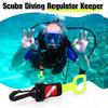 2 шт. Держатель загубника октопуса для дайвинга Фиксатор загубника октопуса с пружинным зажимом для регулятора второй ступени Простой в использовании