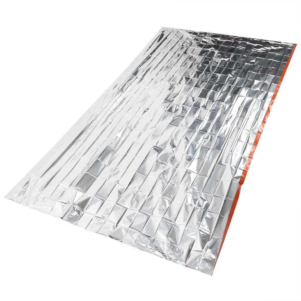 Аварийное одеяло, светоотражающее оранжевое аварийное одеяло для выживания в походе на открытом воздухе