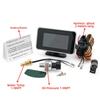 Universal 3 In 1 Car Voltmeter + Water Temp + Oil Pressure With 1/8NPT Sensors  For Car Truck Car Thermometer Monitor 12V 24V