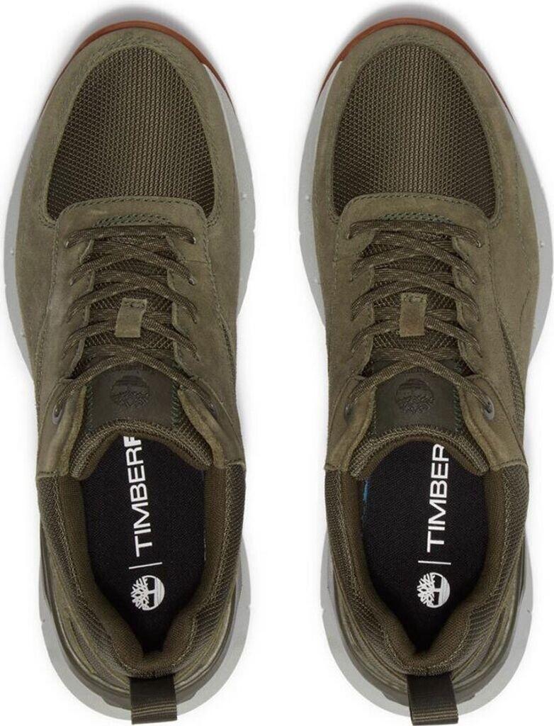 Ботинки Timberland Voyager Park кожаные на шнуровке зеленые TB0A6DTEEQ61