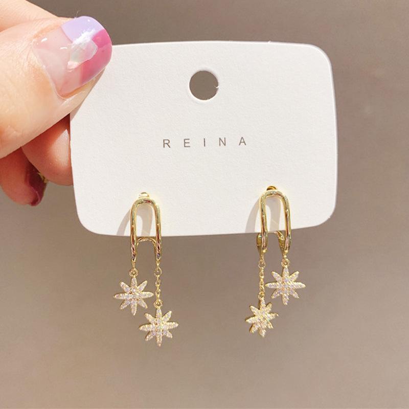 Увеличенные круглые серьги: Уникальный европейский и американский металл, блестящая мода высокого класса для женщин.