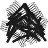 10Pcs/Lot Wig Combs for Wig Caps Hair Clips Factory Supply Wig Clips for Hair Extensions Best Clips for Wigs Big 3-7 Teeth Black