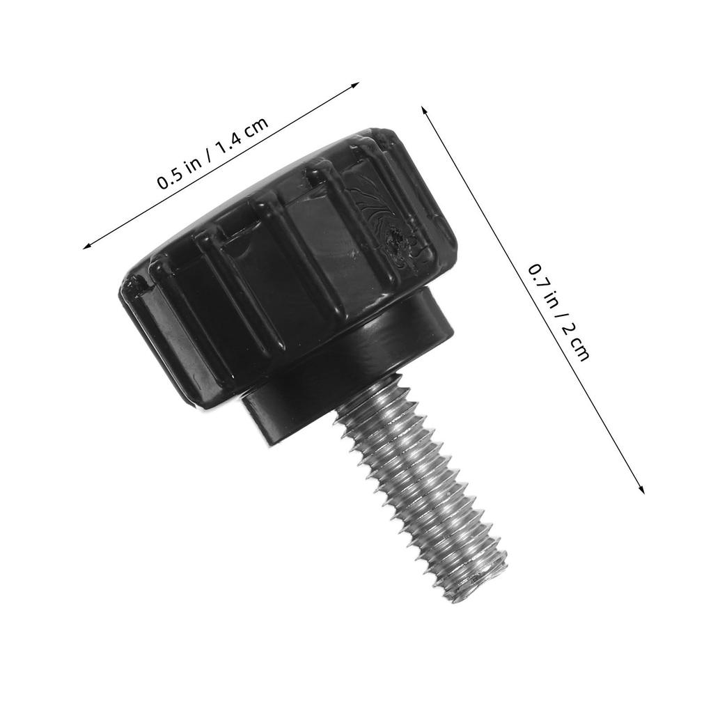 10Pcs Knurled Handle Stainless Steel Screws Thumb Screws for Monitor Mounting Machinery M4x10mm Thumb Screw Threaded Knob