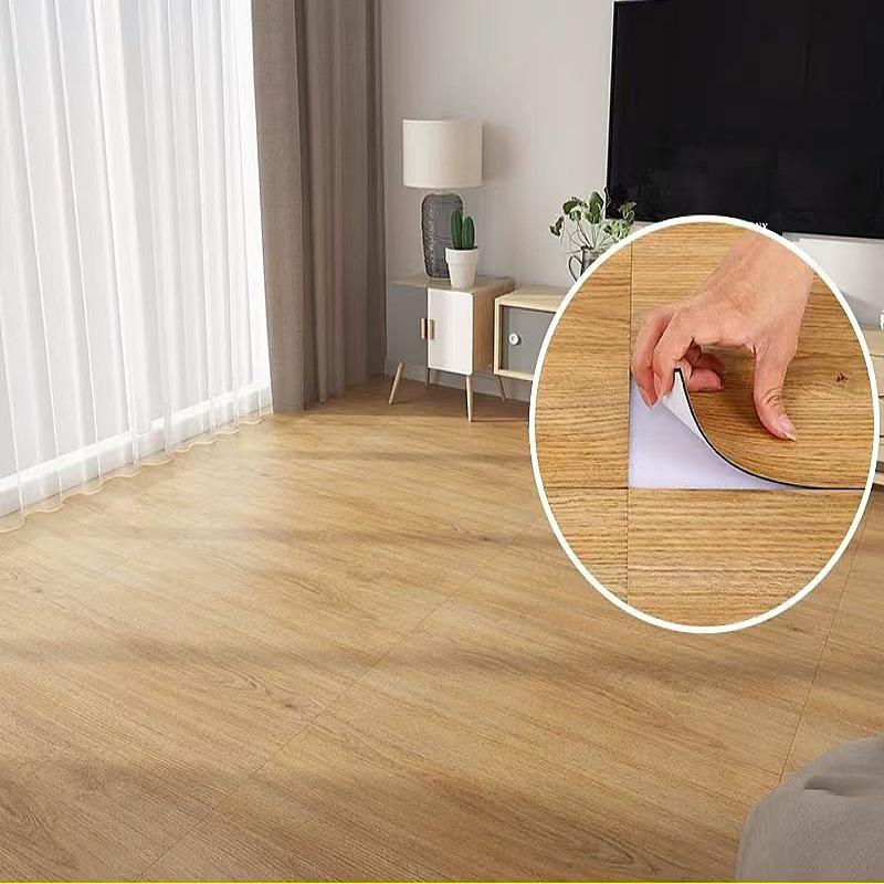 Самоклеящаяся ПВХ плитка с текстурой дерева: Водонепроницаемый, влагостойкий, износостойкий для полов и стен спальни, гостиной, ванной комнаты.