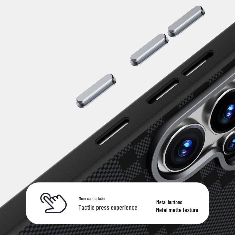 Магнитный чехол для телефона Samsung S26 Ultra: Мягкий, Полное покрытие, Ударопрочный защитный чехол