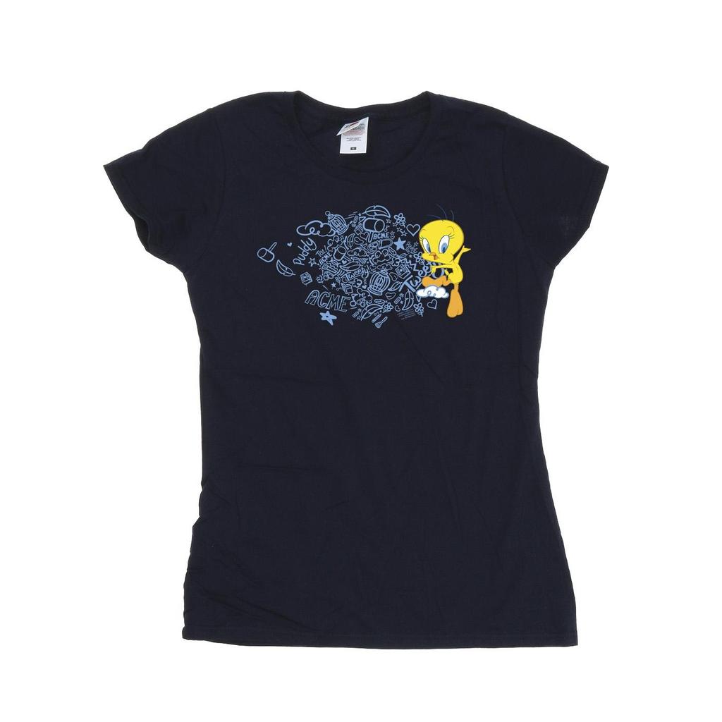 Looney Tunes Womens/Ladies ACME Doodles Tweety Cotton T-Shirt