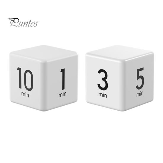 Вращающийся таймер Pomodoro на 1-60 минут с предустановленным светодиодным дисплеем, регулируемым объемом, таймер-куб для работы, учебы, кухни, портативный, с сенсорным управлением, регулируемый