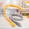 Simulated Snake Conger Eel Plush Doll Soft Streak Simulation Toys Cartoon Animals Pillow Birthday Xmas Gifts for Boys and Girls