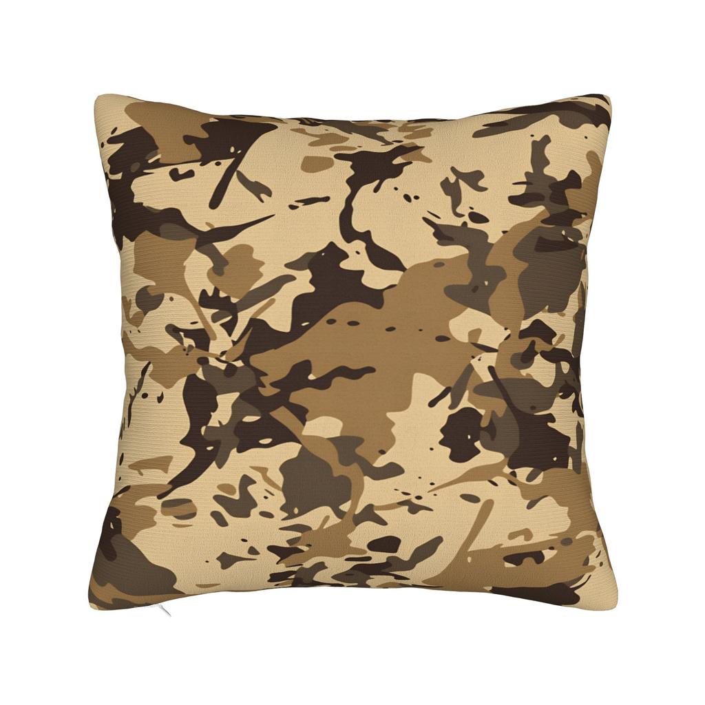 Camo Style Black Orange Camouflage Pillow Case Square Pillow Cover For Sofa Bedroom Home Decor Fashion Cushion Cover