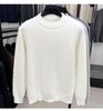 Men's Ferret Velvet Knit Fleece Pullover: Warm Round Neck Casual Fashion Base Layer Sweater