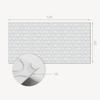 Vinyl Wall Mural for Hallway 120x60 cm Waves with Circles in the Background