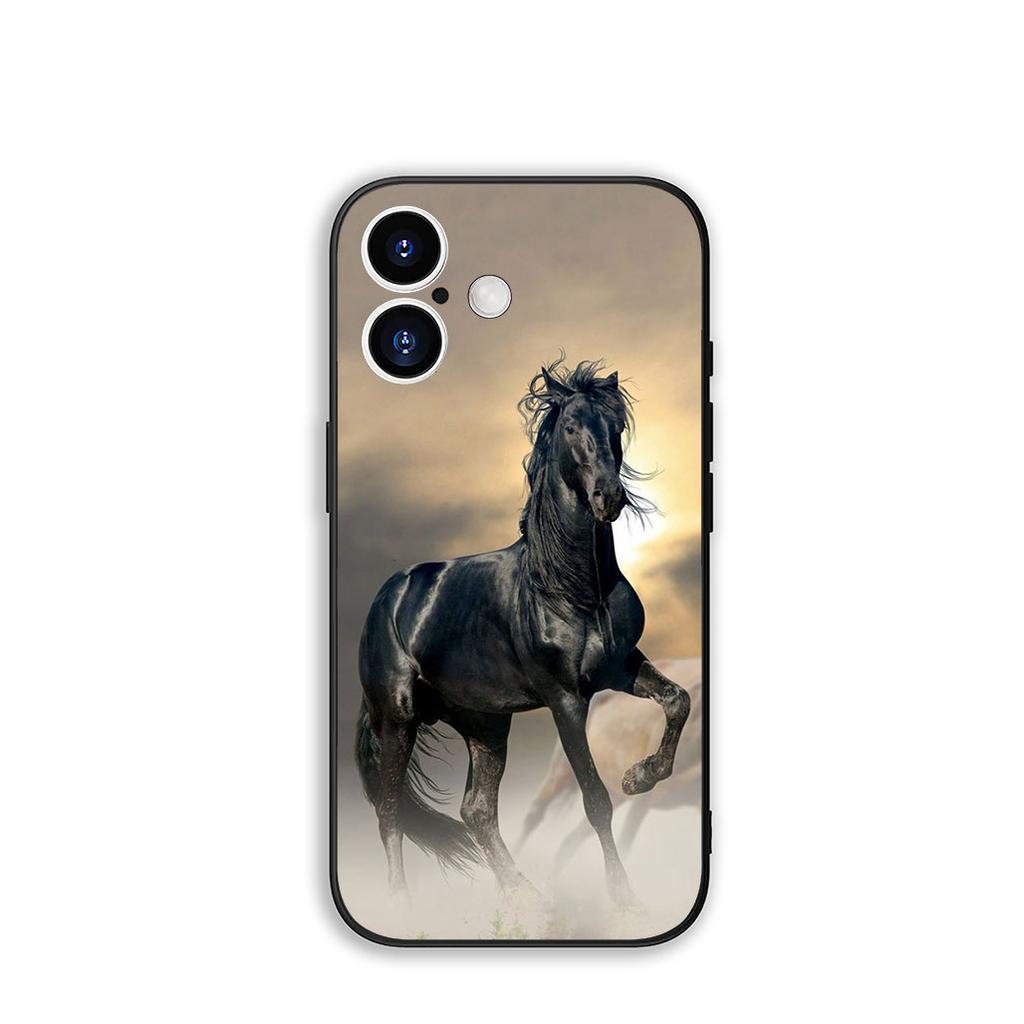 Чехол для телефона Бегущая дикая лошадь Крутой корпус для Apple iPhone 17 16 11 Pro XS Max XR 6 7 8 Plus + 16E SE 2020 Air 5 8+ Чехол