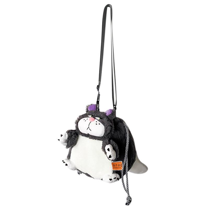 Cute And Cuddly 2023 Road Xifa Cat Plush Shoulder Bag Soft And Huggable Toy Purse