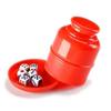 Кубок для игры в кости для вечеринки в баре, коробка для игральных костей для настольной игры с 5 кубиками D6