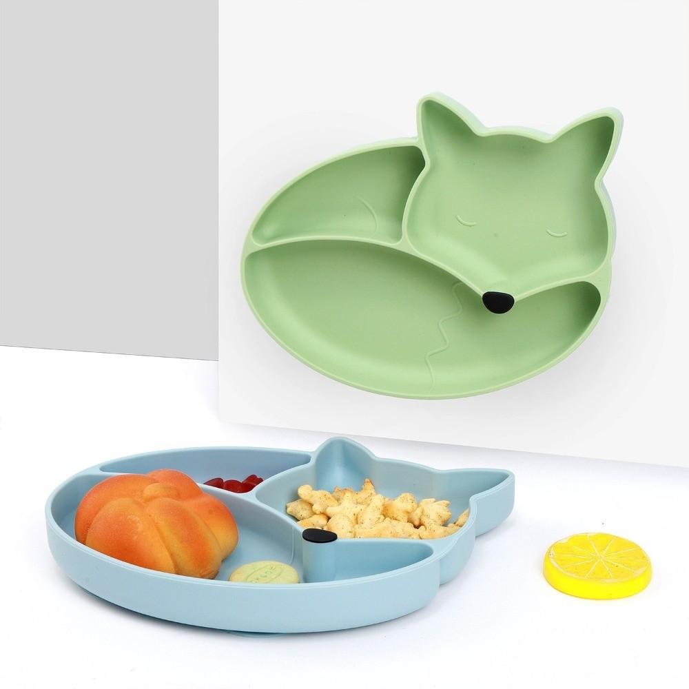 Food Grade Baby Bowls Silicone Baby Plates Premium Grip Dish for Toddler