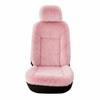 Sponge Filling Plush Car Seat Cushion Solid‑color Warm Car Seat Pad  Daily Commute