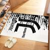 Juventus Customizable Name Floor Mat Perfect for Kitchen Playrooms Outdoor Living Rooms Antislip Carpet Anime Office Decor