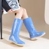 Fashion Women's Rain Shoes Tall Women's Rain Boots Mother Cleaning Kitchen Non-slip Thickened Women's Water Shoes Outdoor Wading Rubber Shoes