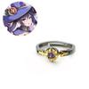 Аниме Genshin Impact Rings Zhongli Tartaglia Xiao Albedo Venti Kamisato Ayaka Finger Adjustable Ring Women Men Cospaly Gift