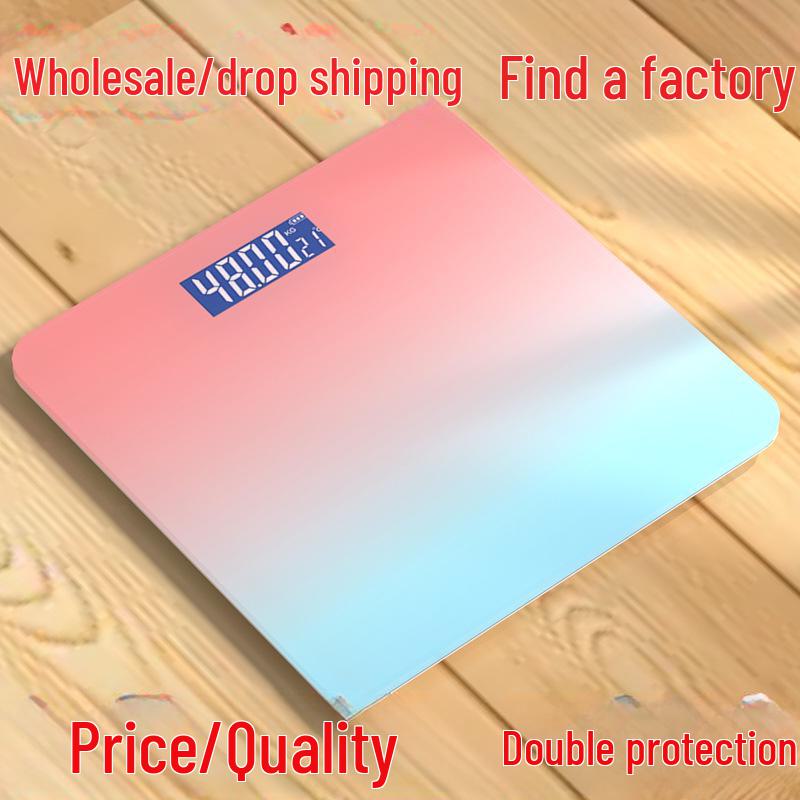 Высокоточные весы для тела с зарядкой от USB — симпатичные, электронные, весы для похудения, идеальный подарок (Один кусочек)