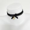 Lace Bell Choker Women Black Bow Velvet With Ruffle Cute Fashion Jewelry